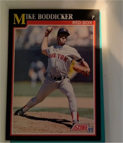 1991 Score #232 Mike Boddicker — front