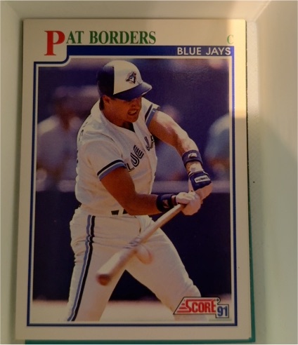 1991 Score #425 Pat Borders — front