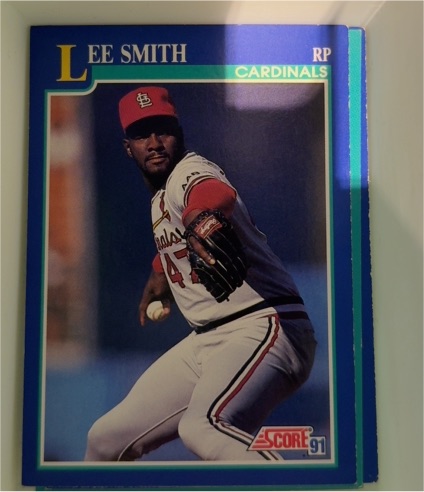 1991 Score #81 Lee Smith — front