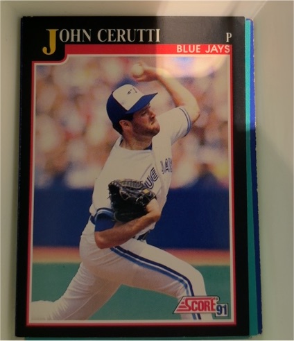 1991 Score #786 John Cerutti — front
