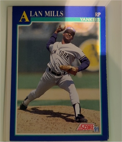 1991 Score #73 Alan Mills — front