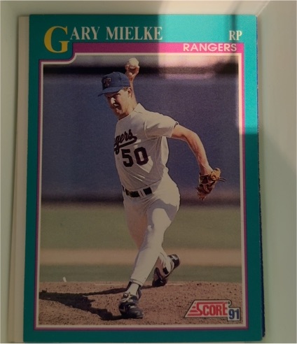 1991 Score #167 Gary Mielke — front