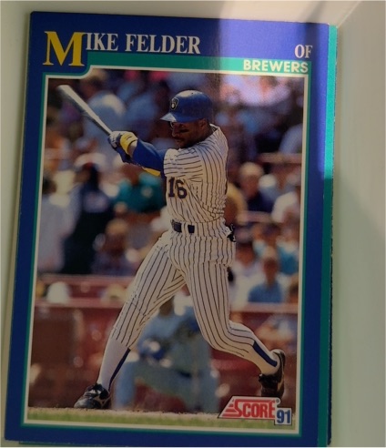 1991 Score #97 Mike Felder — front
