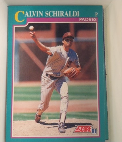 1991 Score #126 Calvin Schiraldi — front