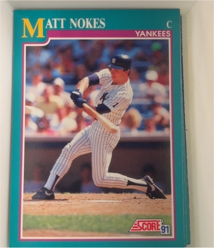 1991 Score #551 Matt Nokes — front