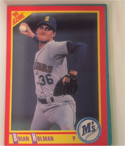 1990 Score #387 Brian Holman — front