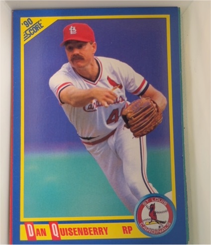1990 Score #475 Dan Quisenberry — front