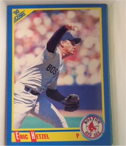 1990 Score #543 Eric Hetzel — front