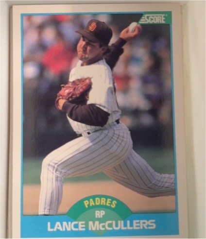 1989 Score #158 Lance McCullers — front