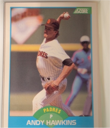 1989 Score #118 Andy Hawkins — front