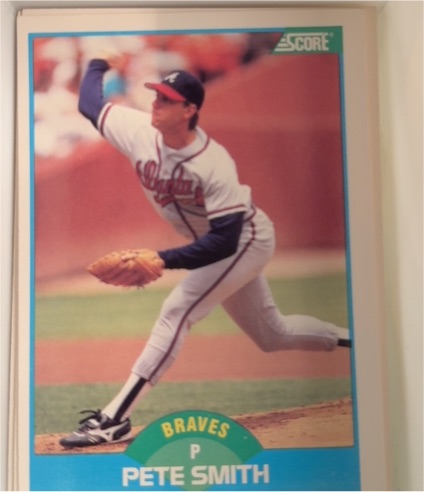 1989 Score #207 Pete Smith — front