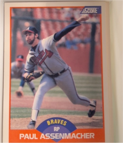 1989 Score #373 Paul Assenmacher — front