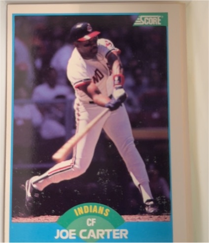 1989 Score #213 Joe Carter — front