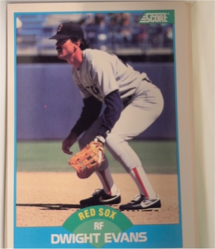 1989 Score #193 Dwight Evans — front