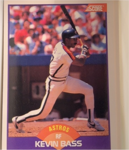 1989 Score #226 Kevin Bass — front