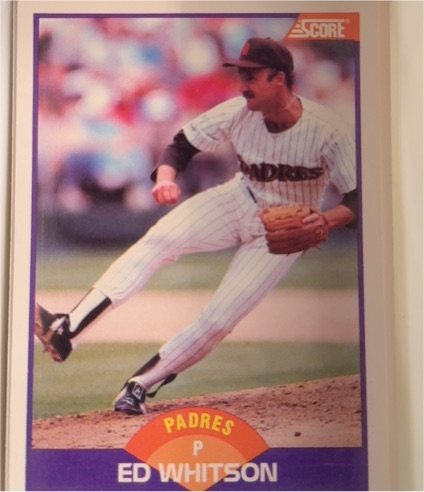 1989 Score #329 Ed Whitson — front