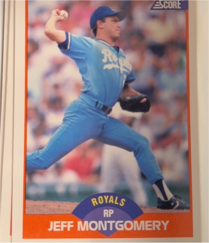 1989 Score #367 Jeff Montgomery — front