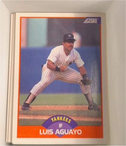 1989 Score #436 Luis Aguayo — front
