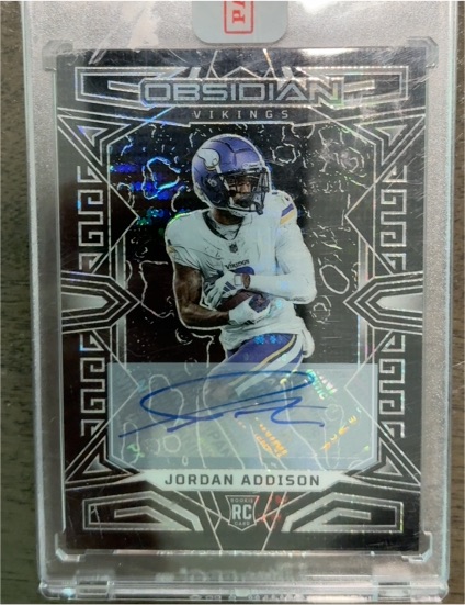 2023 Panini Obsidian Signatures # Jordan Addison — front