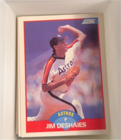 1989 Score #546 Jim Deshaies — front