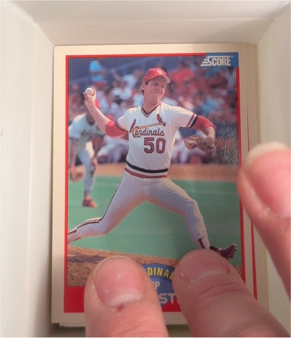 1989 Score #50 Mark Grace — front