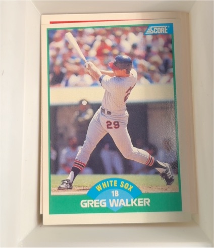 1989 Score #29 Greg Walker — front