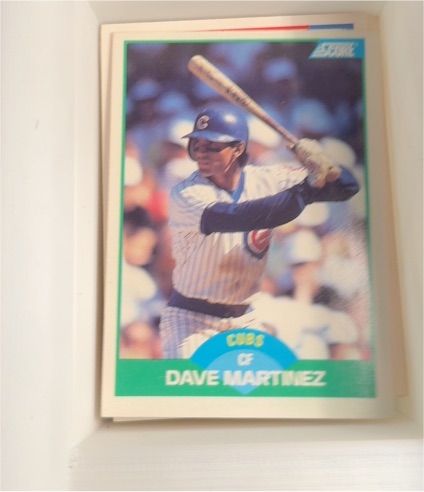1989 Score #77 Dave Martinez — front