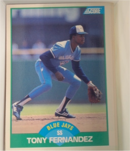 1989 Score #57 Tony Fernandez — front