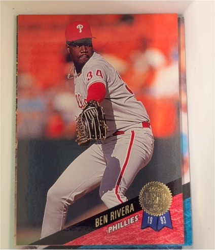 1993 Leaf #393 Ben Rivera — front