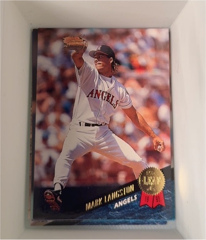1993 Leaf Series Two #324 Mark Langston — front
