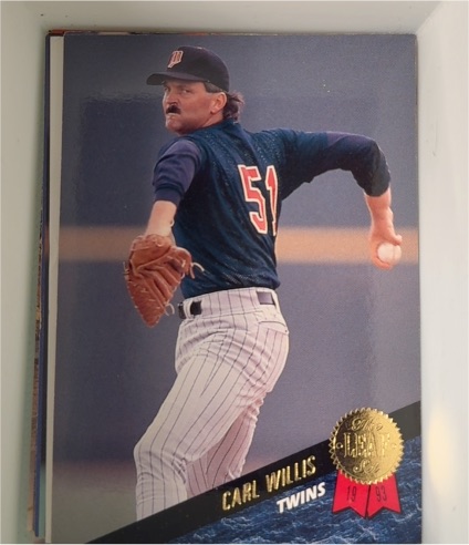 1993 Leaf #164 Carl Willis — front