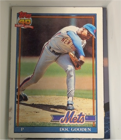1991 Topps #330 Doc Gooden — front