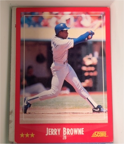 1988 Score #278 Jerry Browne — front