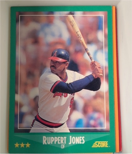 1988 Score #333 Ruppert Jones — front