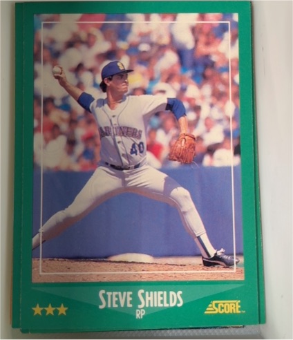 1988 Score #396 Steve Shields — front