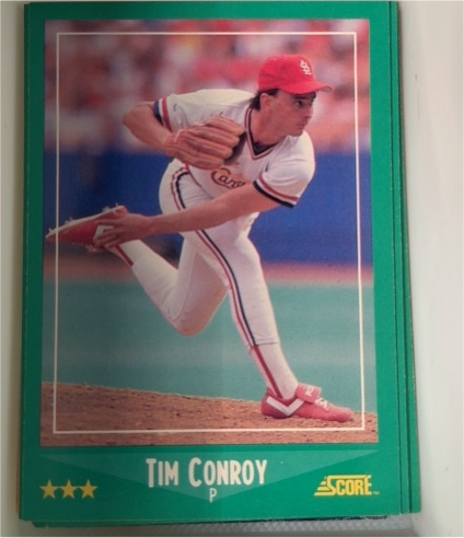1988 Score #384 Tim Conroy — front