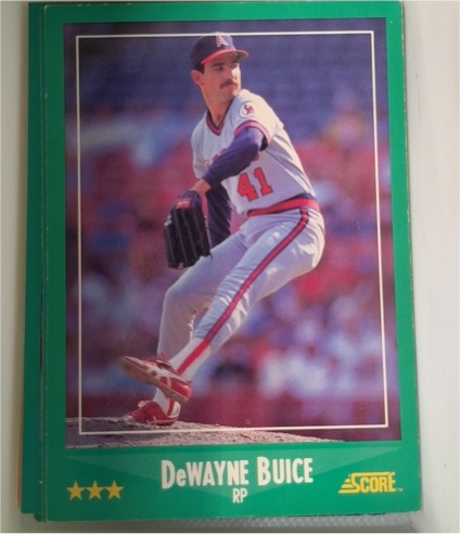 1988 Score #376 DeWayne Buice — front