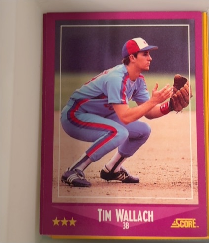 1988 Score #70 Tim Wallach — front