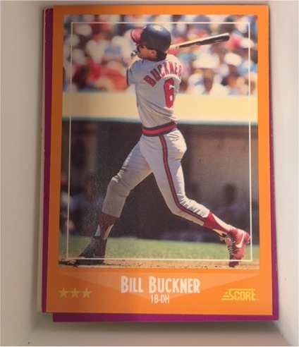 1988 Score #591 Bill Buckner — front