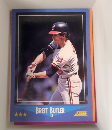 1988 Score #122 Brett Butler — front