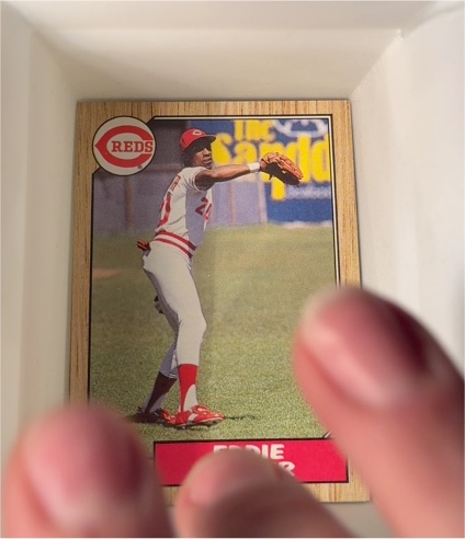 1987 Topps #253 Eddie Milner — front
