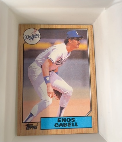 1987 Topps #509 Enos Cabell — front