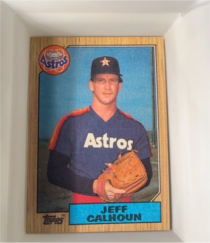 1987 Topps #282 Jeff Calhoun — front