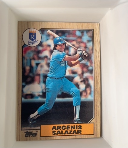 1987 Topps #533 Argenis Salazar — front