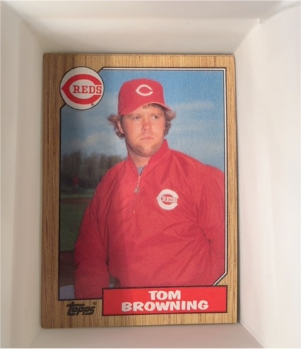 1987 Topps #65 Tom Browning — front
