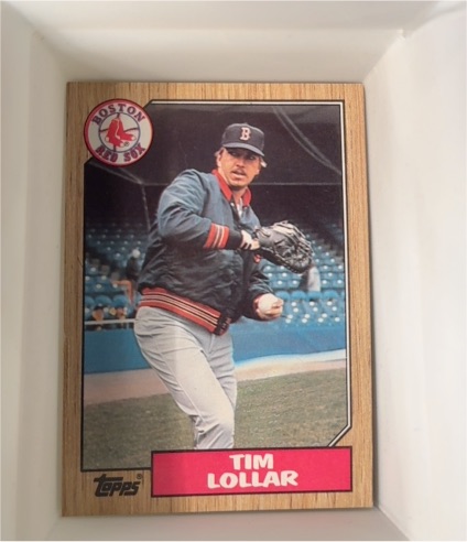 1987 Topps #396 Tim Lollar — front