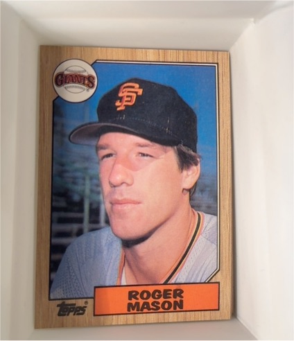 1987 Topps #526 Roger Mason — front