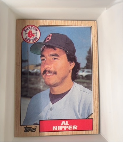 1987 Topps #617 Al Nipper — front
