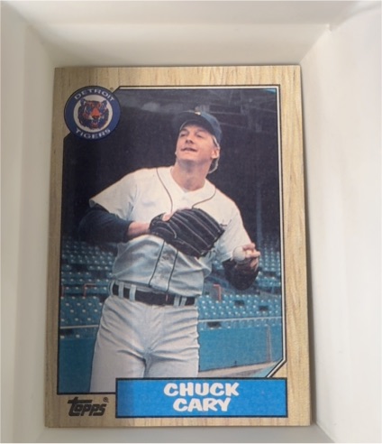1987 Topps #171 Chuck Cary — front