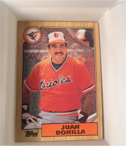 1987 Topps #668 Juan Bonilla — front